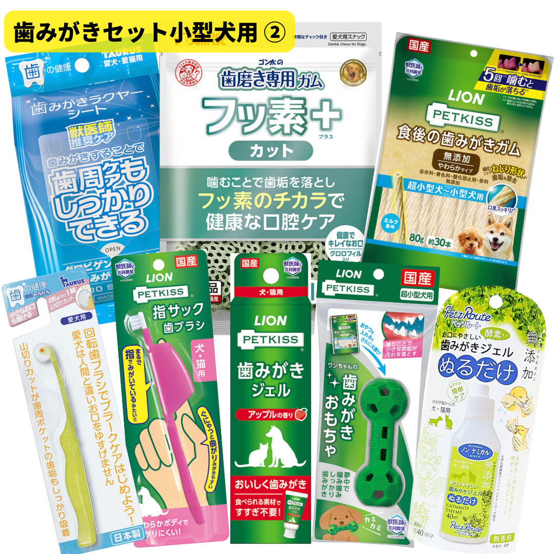 歯みがきセット②(小型犬用)