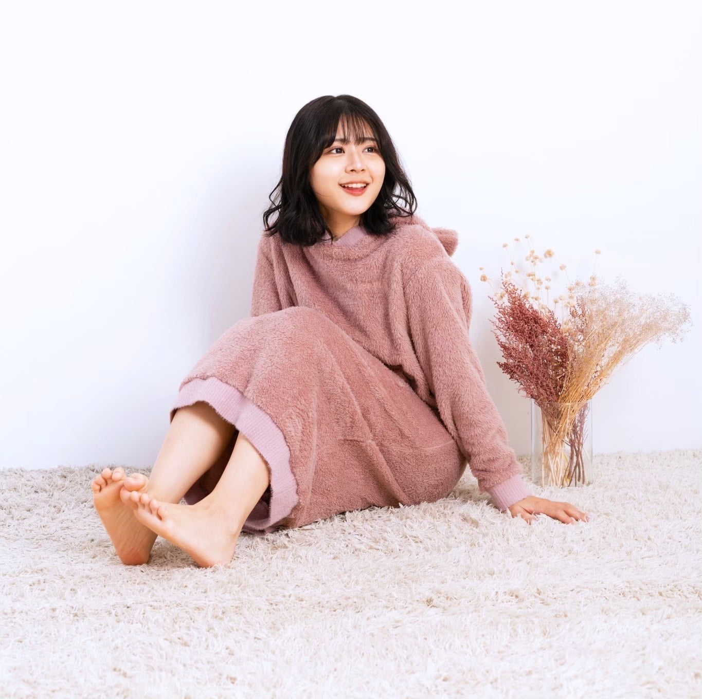 耳付きワンピース / ペアセット