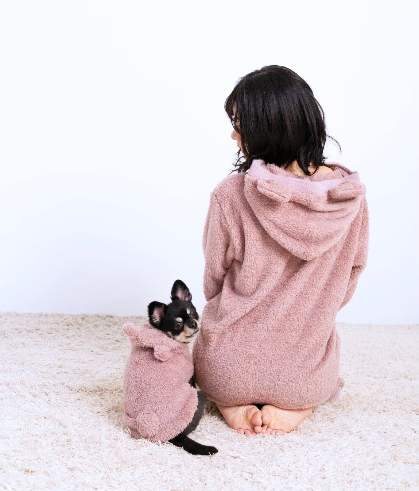 耳付きワンピース / ペアセット