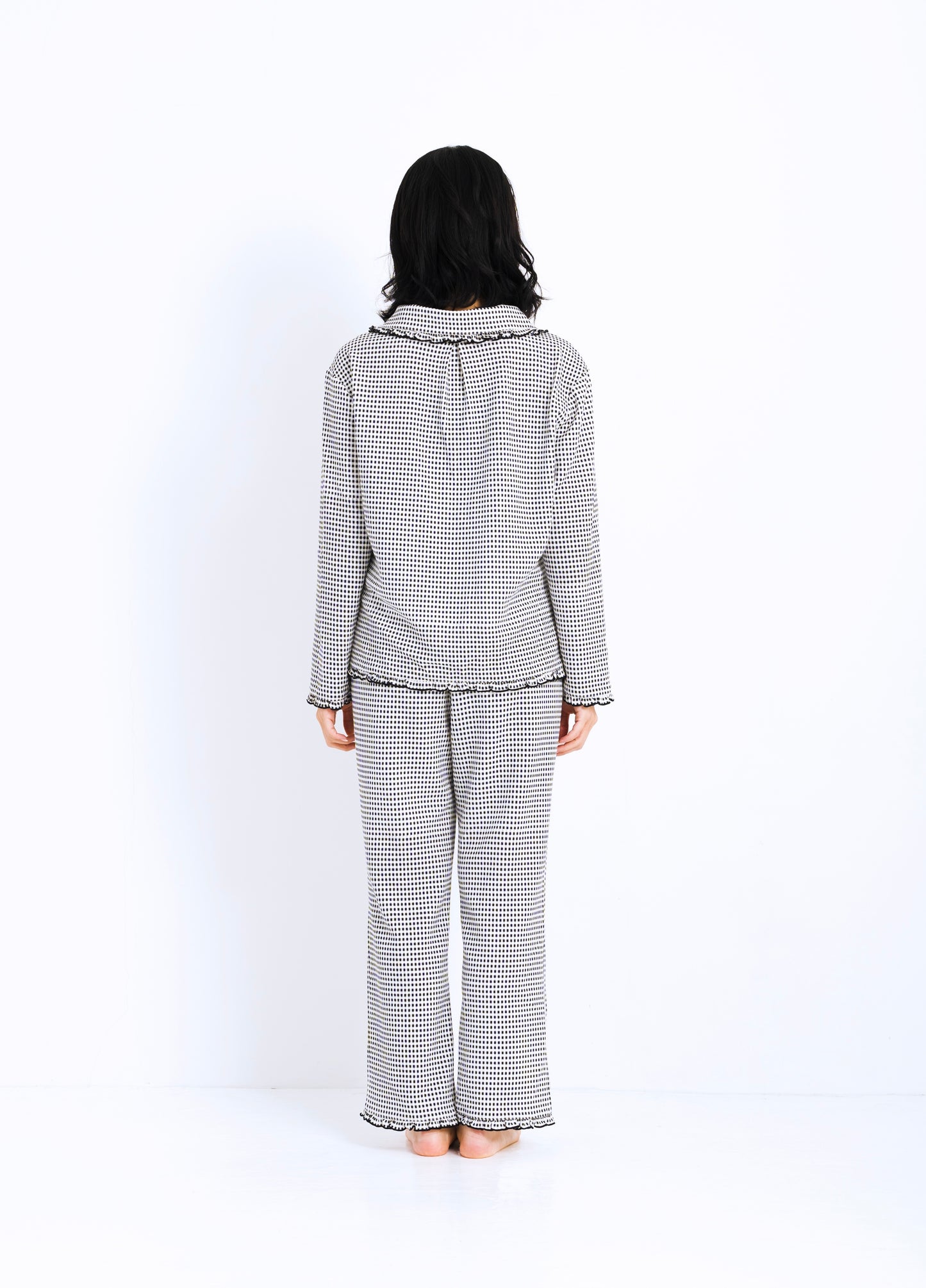 チェックシャツ(Black)